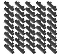 LICQIC Lot de 40 bouchons d'aération de fenêtre - Double vitrage - Pour portes et fenêtres (noir)