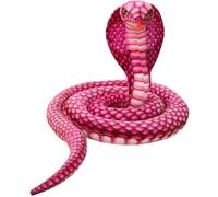 Licsaliwe Animal en Peluche Serpent géant, Peluche Cobra de Simulation de 7, 8 Pieds pour Accessoires farces et décoration fête