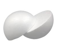Licsaliwe Balles en Mousse 2 pièces 9, 8 Pouces moitié Blanche
