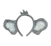 Licsaliwe Bandeau oreilles de koala gris, oreilles d'animaux en peluche douce pour fêtes costumées et bricolage, accessoire amusant sur le thème du koala pour adultes