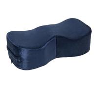 Licsaliwe BBL Oreiller pour après Chirurgie, Coussin de siège en Mousse Haute résilience avec poignée pour la récupération du Lifting des Fesses et Le Soutien Assis, Bleu Marine