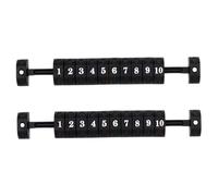 Licsaliwe Compteur de Table de Baby-Foot en Plastique, Paquet 2, Gardien pointage à 10 numéros pour Match Football Table, Accessoire Jeu Football