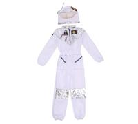 Licsaliwe Costume de combinaison spatiale pour enfants en polyester extensible col ras du cou combinaison d'Halloween pour tout-petits pour cosplay cadeaux d'anniversaire bleu S