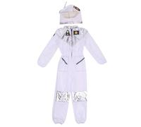 Licsaliwe Costume de combinaison spatiale pour enfants en polyester extensible col ras du cou combinaison d'Halloween pour tout-petits pour cosplay cadeaux d'anniversaire bleu L