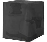 Licsaliwe Couvercle de Pompe à Bain à remous, Couvercle de Pompe Chauffage Spa, abri la Piscine poussière, Tissu Oxford Isolation Chaude Noire pour Baignoire, Piscine, extérieur / 84 * 61 * 86cm