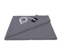 Licsaliwe Drap de lit de Mise à la Terre Doux avec câble - Feuille Mise à la Terre Respirante, Tapis conducteur Pliable pour Un Meilleur soulagement du Stress du Sommeil, 71, 1 x 132, 1 cm