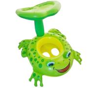 Licsaliwe Flotteur de Piscine pour bébé avec auvent, flottabilité Gonflable en PVC pour Nourrissons, pour Tout-Petits et Enfants de 0 à 3 Ans, Aide à la Natation