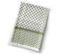 Licsaliwe Foulard Shemagh hijab en mousseline de soie 71 x 28 pouces foulard imprimé Palestine protection solaire et anti-poussière arabe musulman pour hommes et femmes