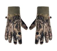 Licsaliwe Gants de Camouflage Chauds et antidérapants, Gants extérieurs en Nylon réglables pour Le tir à l'arc, la Chasse, Le tir, la Paire, la Taille M