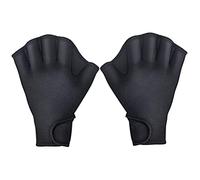 Licsaliwe Gants de Natation palmés pour l'entraînement, Gants de Fitness Aquatiques résistants à l'eau pour Adultes et Enfants, Taille M