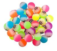 Licsaliwe Glow in Dark Bouncy EyeBloels, 24pcs Toys Halloween en caoutchouc avec une séquence de sang pour des faveurs de fête, des cadeaux / 1
