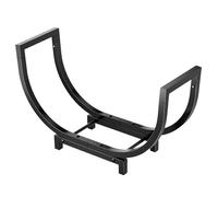 Licsaliwe Grille à bûches de cheminée en métal 24 Pouces, Support à Bois de Chauffage détachable et Robuste pour Le Camping en Plein air