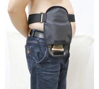 Licsaliwe Housse de sac de stomie, imperméable avec ceinture élastique réglable pour iléostomie colostomie/31x18, 5 cm