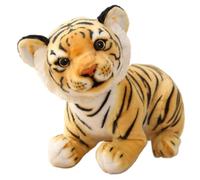 Licsaliwe Jouet en Peluche Tigre réaliste, Animal en Peluche Doux avec Remplissage en Coton PP, Animaux en Tigre de 9, 1 Pouces pour Enfants et Enfants