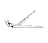 Licsaliwe Lève-Grille de Gril, Plaque de Barbecue Robuste en Acier Inoxydable et Pinces pour ustensiles Cuisson