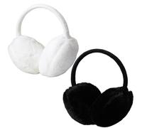 Licsaliwe Oreille mouche thermique, 2pcs chauffe-oreilles d'hiver pour hommes femmes enfants, temps froid activités de plein air, réglable