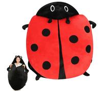 Licsaliwe Oreiller en Peluche Portable, Animal en Peluche géant de 24 Pouces avec Oreiller en Doux pour Enfants et Adultes