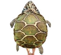 Licsaliwe Oreiller géant Portable en Forme de Coquille de Tortue - Costume Mignon Tortue mer pour Enfants et Adultes, cachette en Peluche Douce pour la détente et Le Jeu, 100 cm