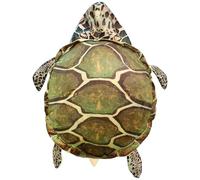 Licsaliwe Oreiller géant Portable en Forme de Tortue 60 cm, Costume de Tortue mer en Peluche Douce pour Enfants et Adultes, Accessoire Performance Amusant (60 cm)
