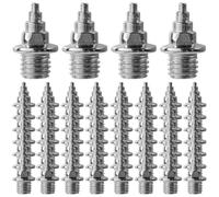 Licsaliwe Pointes de Bottes de randonnée, 60 pièces Remplacement universels Micro-Clous en Acier pour Chaussures Course d'escalade dans Les Arbres