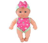 Licsaliwe Poupée de nageuse pour bébé imperméable, poupée de Bain Flottante avec Joints Mobiles et Maillots Bain Amovibles, pour Jouer au Baignoire (Style 1)