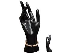 Licsaliwe Présentoir à Bijoux à Main 8, 7 Pouces Mannequin féminin réaliste modèle Stable et Robuste en PP avec Trou inférieur pour présentoir de Montres bagues Bracelets et Bijoux