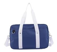 Licsaliwe Sac d'école japonais 40 x 25 x 13 cm capacité en tissu Oxford avec poche avant idéal pour adolescentes et femmes.