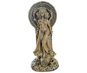 Licsaliwe Statue d'Hécate en résine, décoration de Bureau Artisanale d'autel de Sorcellerie 'Hécate pour la décoration spirituelle Bureau à domicile/7x3 Pouces