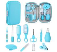 Lictin 12pcs Trousse de Soin Bébé, Trousse de Toilette Bébé, Bébé Naissance, Trousse de Soin Bébé Naissance, Sans BPA pour les Voyages et la Maison