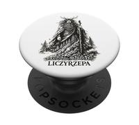 Liczyrzepa Légende de navet Slavic Mountain Spirit Design PopSockets PopGrip Adhésif