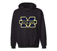 LIDAJIE Men University of Michigan Sweatshirten's Hoodie Black S