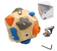 Lidary Boulder Block for Climbers, 3D Boulder Block pour DéVelopper La Force Et La PréCision De Vos Doigts, des PoignéEs RéGlables, La Force des Doigts avec Un Sac De Rangement (A)