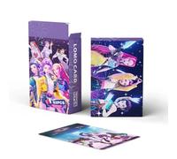 Lidary D-Demon H-Hunter, Rumi Mira Zoey Anniversaire Carte, Carte Demon Slayer, Photo PéRiphéRique Mini Autocollant Double Face Cartes Cadeau DéCorative Cadeau D'Anniversaire Pour Fan (92)