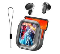 Lidary Ecouteur Traducteur, Oreillette Traduction InstantanéE, Ecouteurs Bluetooth sans Fil, éCran LED Haute FidéLité, éTanches, éCran Tactile LED, Son StéRéO HD (Noir)