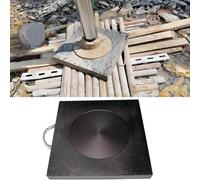 LIDCOM Coussin stabilisateur Haute densité Incassable Plaque De Stabilisation pour Grue/Plaques pour Camping-Car, Empilable & Résistante, Plaque D'appui(Style2,30X30X4CM/11.8X11.8X1.6INCH)