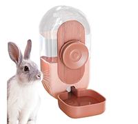 LIDCOM Distributeur d'eau Lapin, Distributeur d'eau Alimentaire Automatique Suspendu par gravité de 28 oz, Mangeoire à Eau Amovible sans Fuite pour Lapin Cochon d'Inde Furet Petit Animal