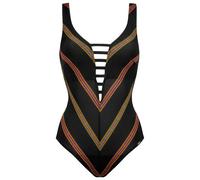 Lidea - Women's New Mexico Swimsuit V-Style - Maillot de bain - 46 - Cup: B - black / mexican mix