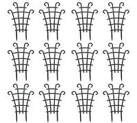 LIDEBLUE Lot de 8 mini treillis d'escalade pour plantes de jardin, supports de plantes en pot superposés pour plantes de vigne, fleurs, légumes