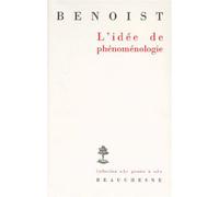 L'idee de phenomenologie - Jocelyn Benoist - Beauchesne - broché - Livre