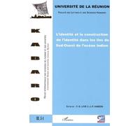 L'identité et la construction de l'identité dans les îles du Sud-Ouest de l'océan indien Vol. III 3-4 - Collectif - L'harmattan - broché - Revue