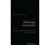 L'Idéologie nationale Nation, représentation politique et territorialité - Jean-Louis Guiomar - Les Perseides - broché - Essai