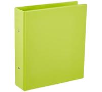 Liderpapel 77198 Classeur 2 Anneaux Ronds 40 mm Carton Rembordé PVC A5 Vert