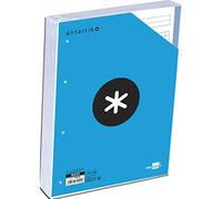 Liderpapel 79124 Feuillets Mobiles Antartik A4 100 Feuilles 100g Quadrillage 5mm 4 Trous Bandes Blanc