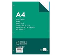 Liderpapel 79648 - Pack de 100 lames de rechange, rayures, 4 trous, A4