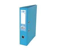 Liderpapel 79695 Documenta Classeur Levier Carton Rembordé PVC 1,9 mm Dos 52 mm Rado Métallique Ciel Bleu