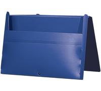 Liderpapel 919999 Pochette Polypropylène Porte-documents A4 1000 Microns Poignée Plastique Fermoir Opaque 297x210mm Bleu