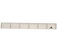 Liderpapel 920426 Règle graduation Verticale Horizontale,Transparente, 30 cm