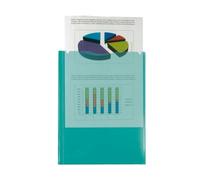 Liderpapel 927849 Pochette Polypropylène Double Kangourou A4 400 Microns Porte-documents 210x297mm Vert