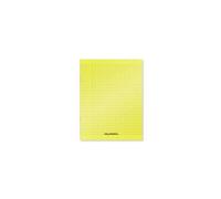 Liderpapel Cahier Piqué Couverture Plastique Souple A5+ 17x22cm 96 Pages Séyès - Jaune