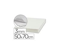 Liderpapel Carton Plume Adhésif 50x70cm Épaisseur 3mm Blanc